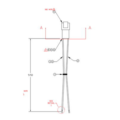 SJ提示感測器線束